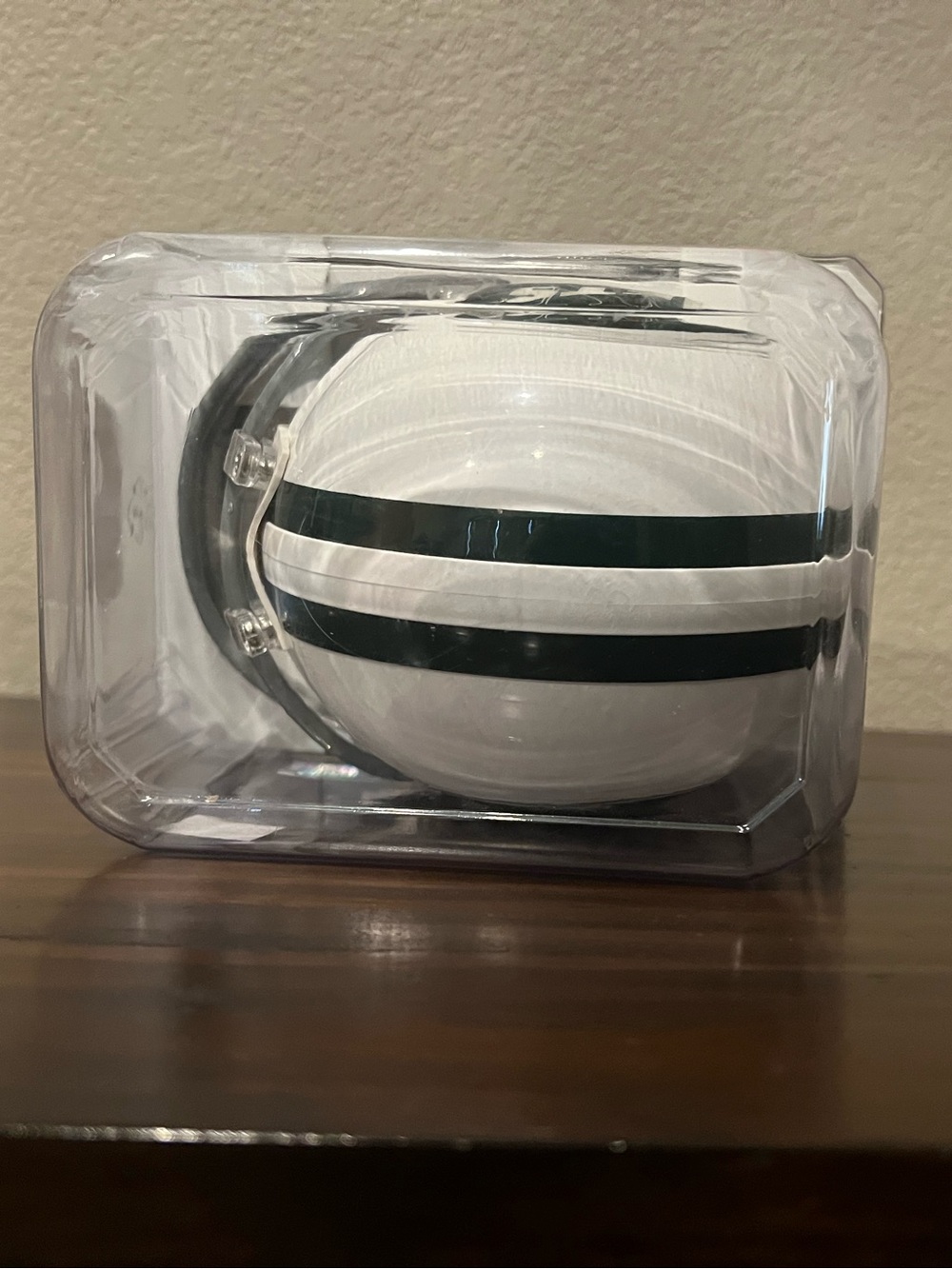 New York Jets White Mini Helmet by Riddell - Picture 5 of 6